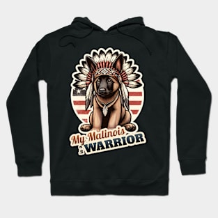 Belgian Malinois puppy indian Hoodie